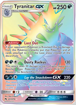 Tyranitar GX - Lost Thunder