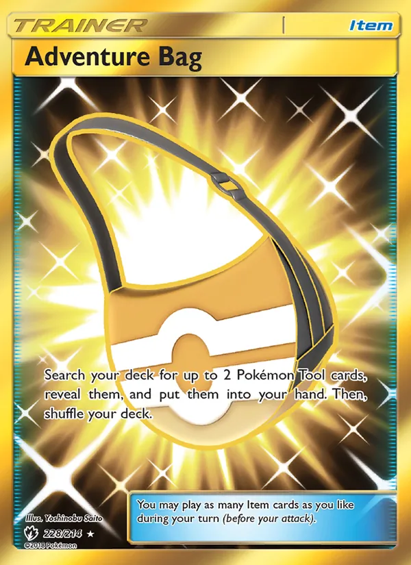 Adventure Bag - Lost Thunder Pokemon Card