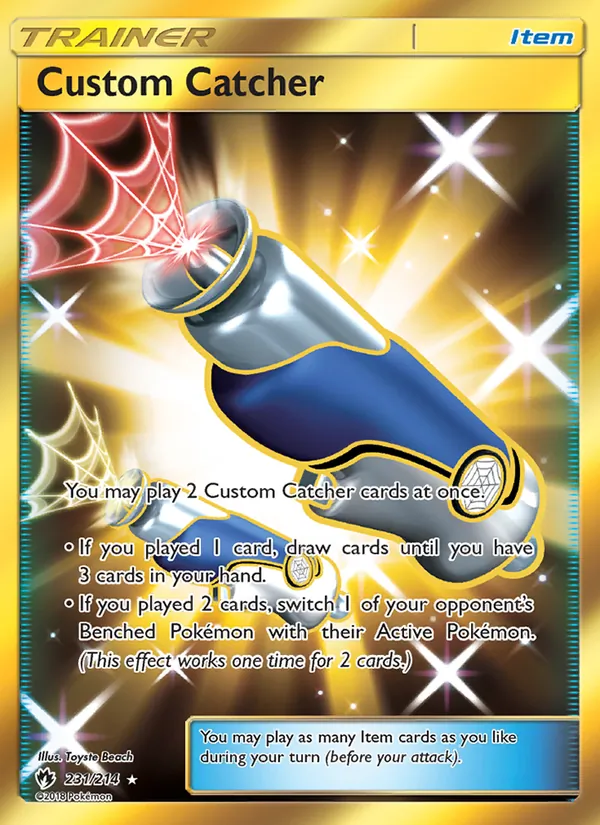 Custom Catcher - Lost Thunder Pokemon Card