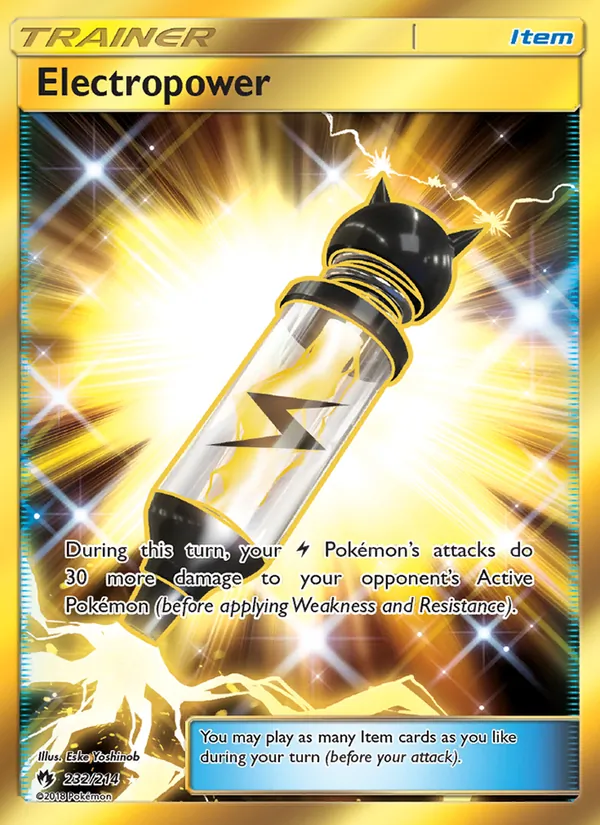 Electropower - Lost Thunder Pokemon Card