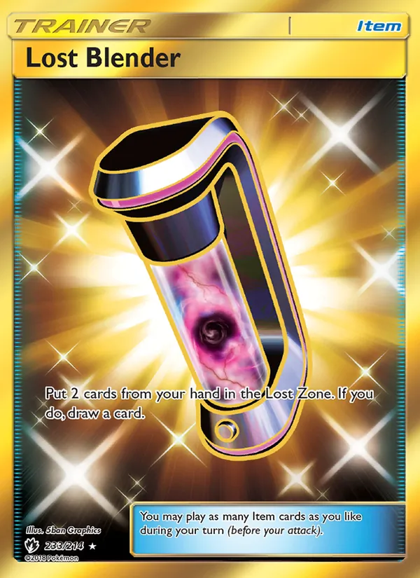 Lost Blender - Lost Thunder Pokemon Card