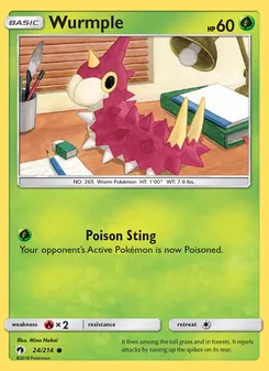 Wurmple - Lost Thunder