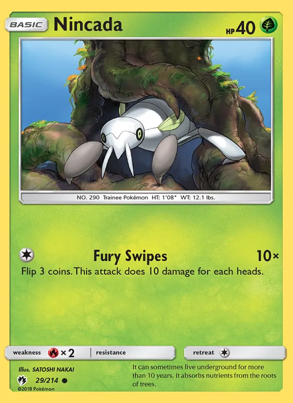 Nincada - Lost Thunder Pokemon Card