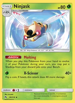 Ninjask - Lost Thunder