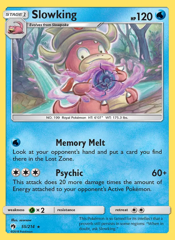 Slowking - Lost Thunder Pokemon Card
