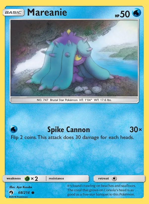 Mareanie - Lost Thunder Pokemon Card