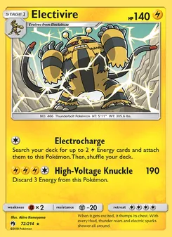 Electivire - Lost Thunder