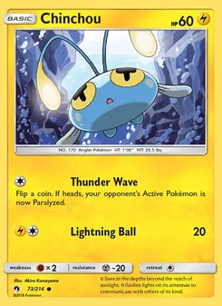 Chinchou - Lost Thunder