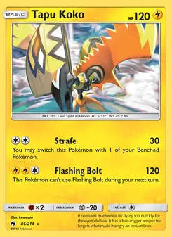 Tapu Koko - Lost Thunder