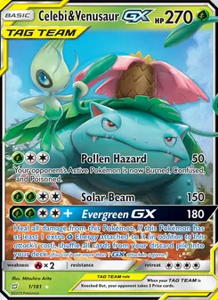 Celebi & Venusaur GX - Team Up