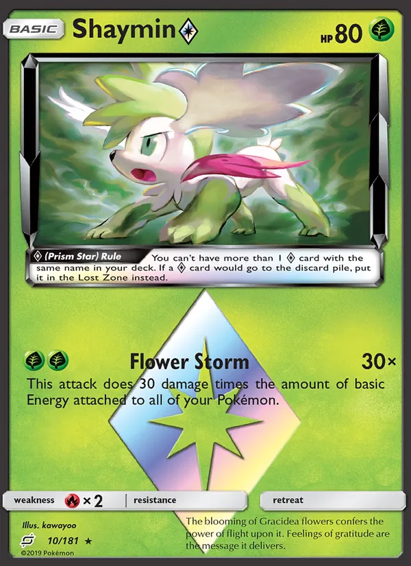 Shaymin ◇ - Team Up Pokemon Card