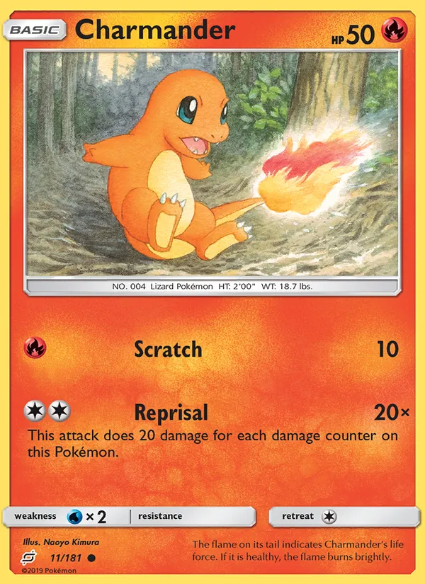 Charmander - Team Up Pokemon Card