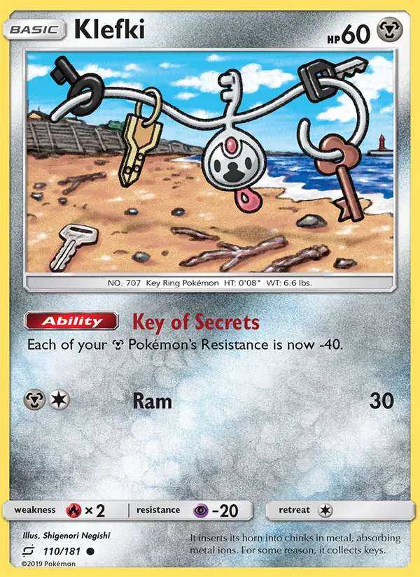 Klefki - Team Up Pokemon Card