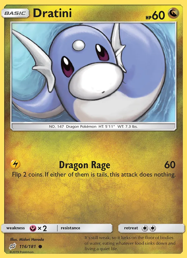 Dratini - Team Up Pokemon Card