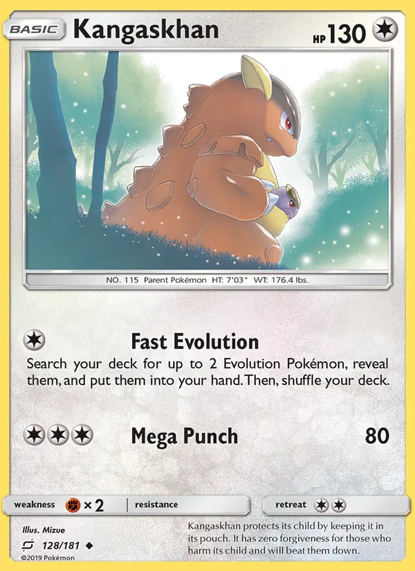 Kangaskhan - Team Up Pokemon Card