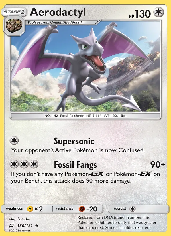 Aerodactyl - Team Up Pokemon Card