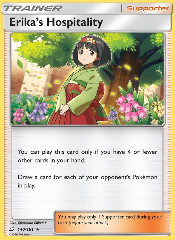 Erika’s Hospitality - Team Up Pokemon Card