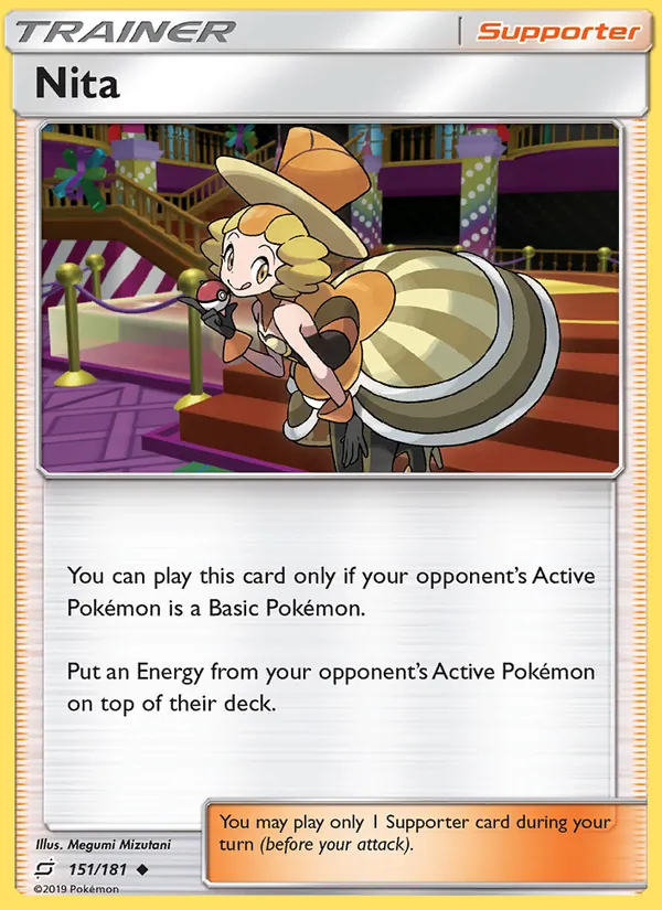 Nita - Team Up Pokemon Card