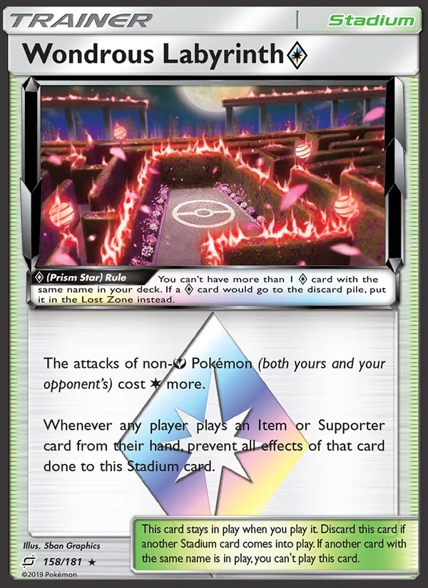 Wondrous Labyrinth ◇ - Team Up Pokemon Card