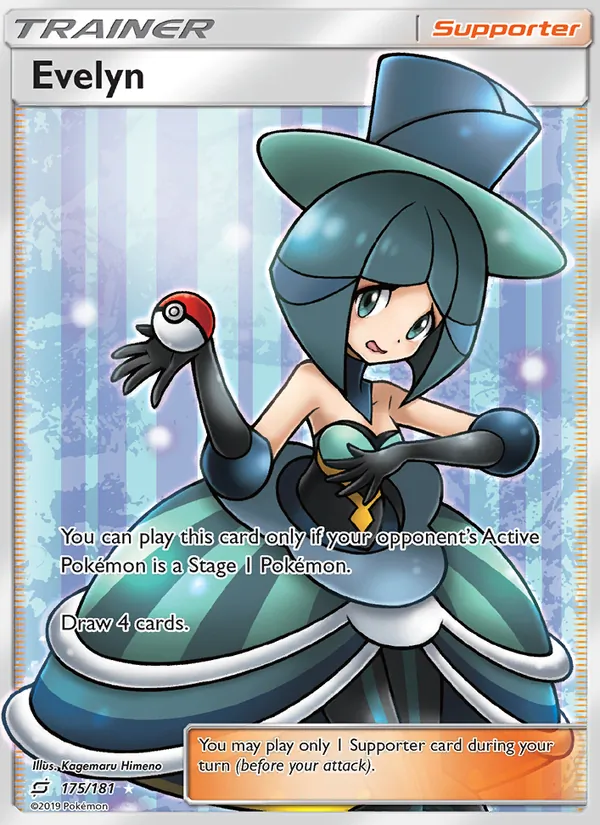 Evelyn - Team Up Pokemon Card