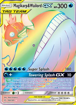 Magikarp & Wailord GX - Team Up