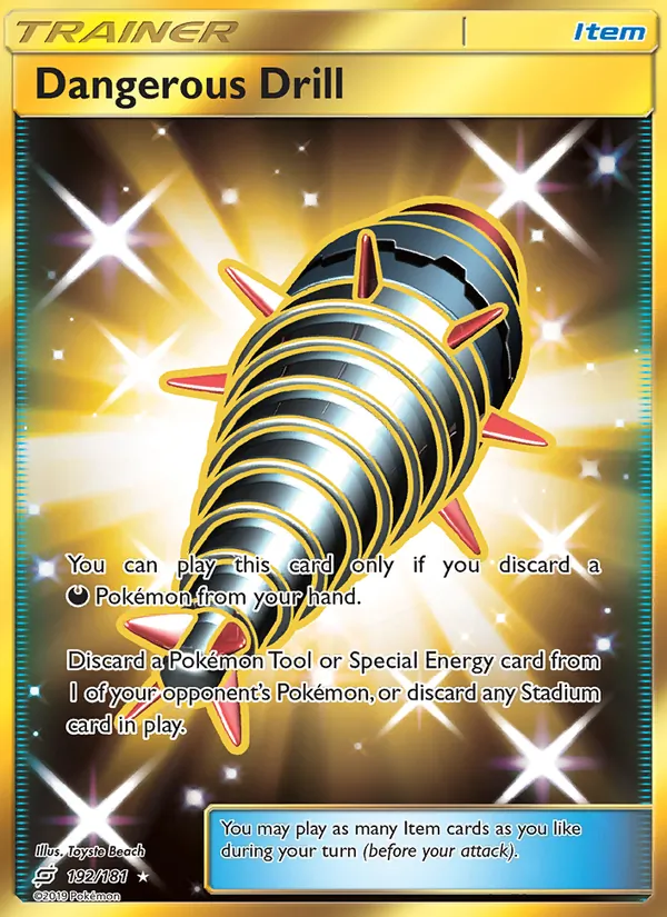 Dangerous Drill - Team Up Pokemon Card