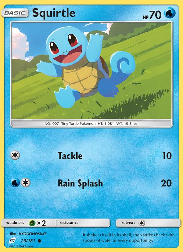 Squirtle - Team Up Pokemon Card