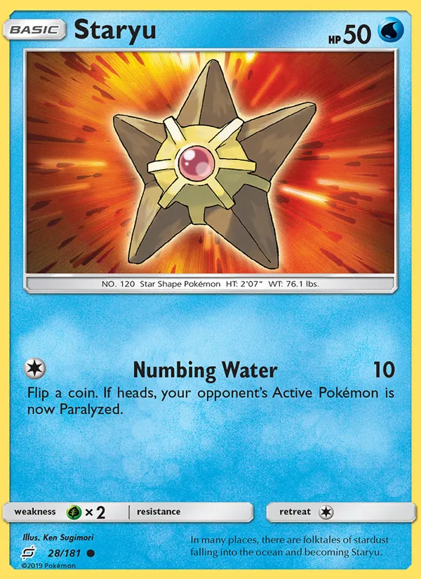 Staryu - Team Up Pokemon Card
