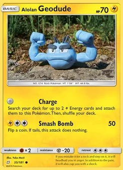 Alolan Geodude - Team Up