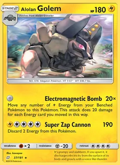 Alolan Golem - Team Up