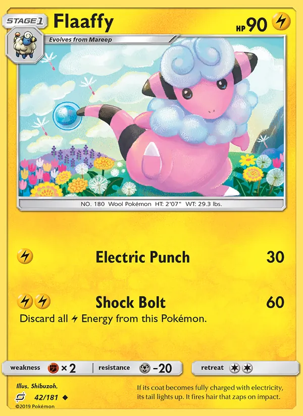 Flaaffy - Team Up Pokemon Card