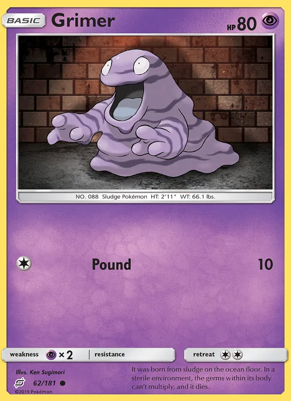 Grimer - Team Up Pokemon Card