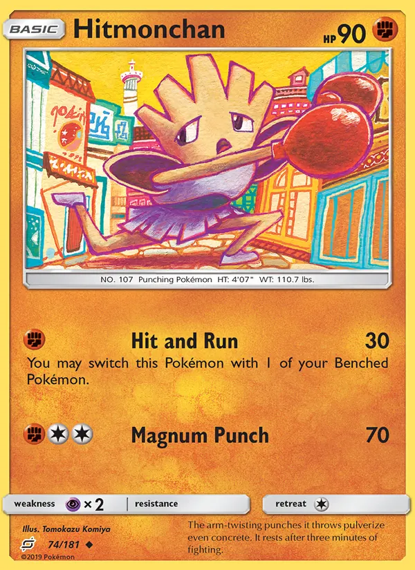 Hitmonchan - Team Up Pokemon Card