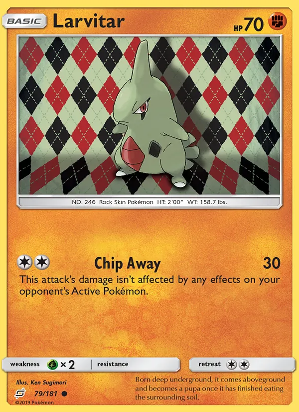Larvitar - Team Up Pokemon Card