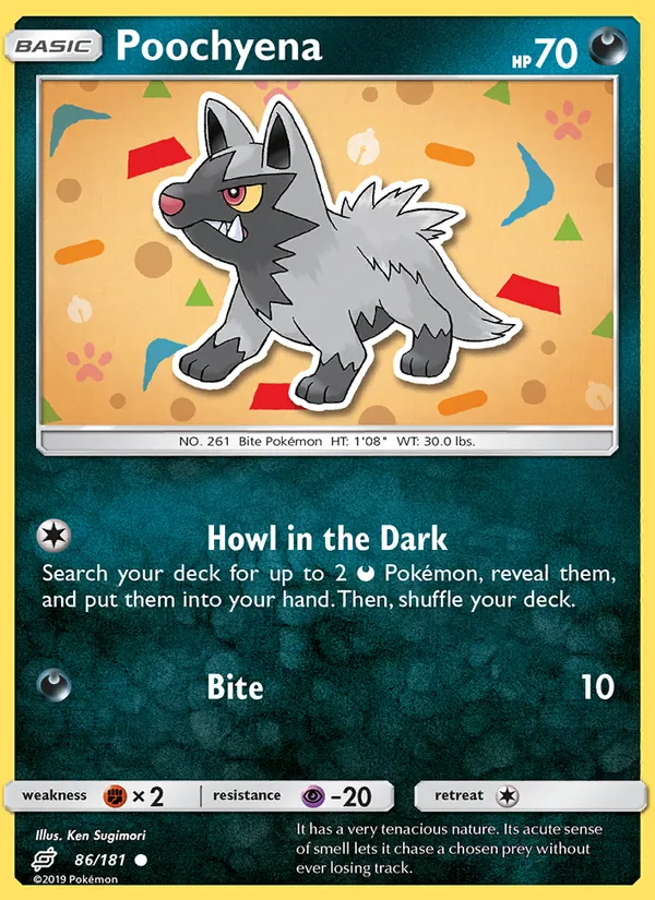 Poochyena - Team Up Pokemon Card