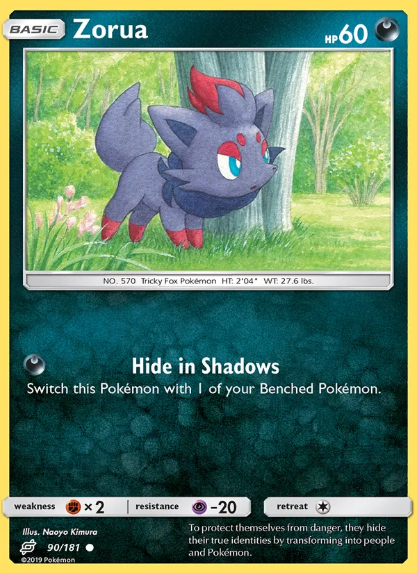 Zorua - Team Up Pokemon Card