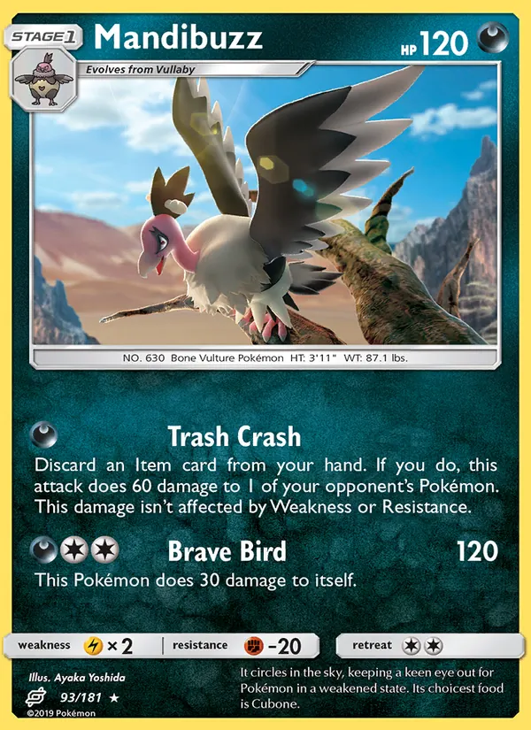 Mandibuzz - Team Up Pokemon Card