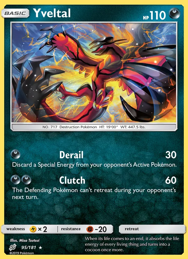Yveltal - Team Up Pokemon Card