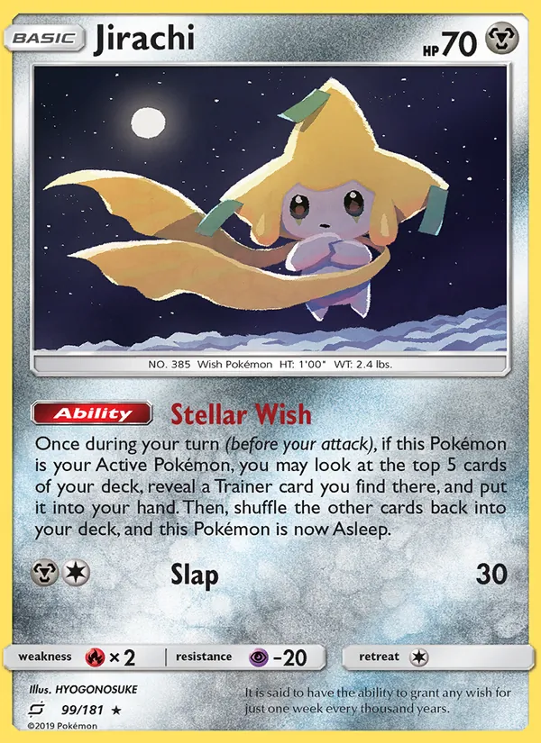 Jirachi - Team Up Pokemon Card