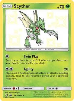 Scyther - Yellow A Alternate