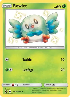 Rowlet - Yellow A Alternate
