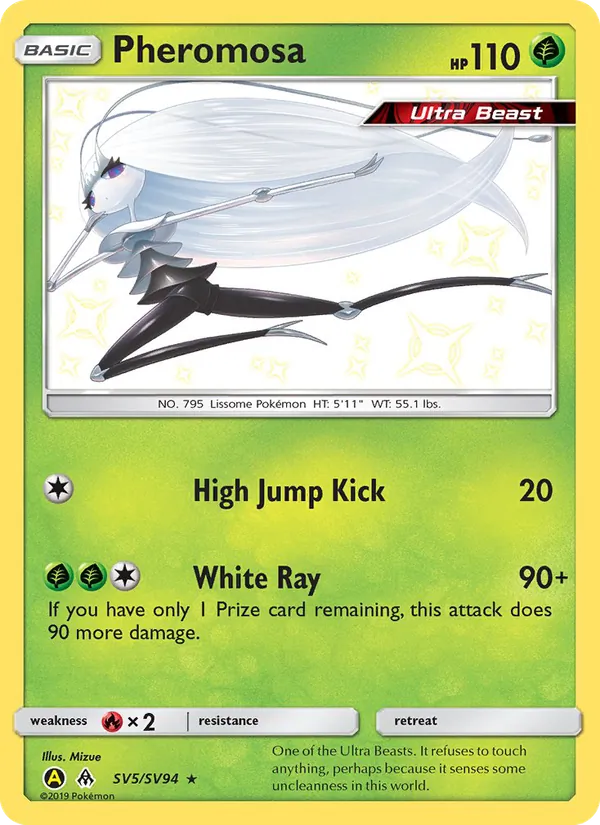 Pheromosa - Yellow A Alternate Pokemon Card