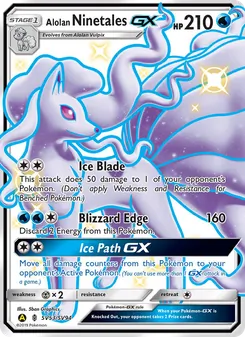 Alolan Ninetales-GX - Yellow A Alternate