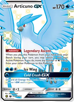 Articuno-GX - Yellow A Alternate