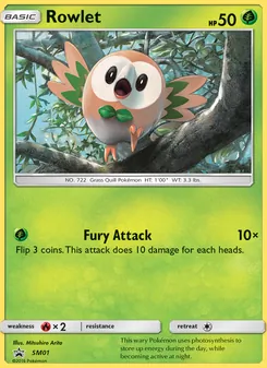 Rowlet - SM Black Star Promos