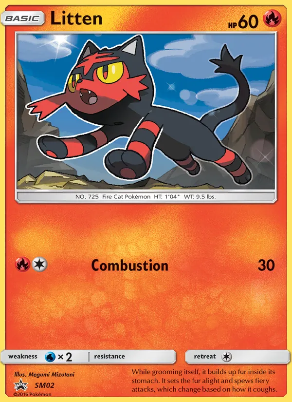 Litten - SM Black Star Promos Pokemon Card