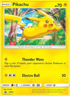 Pikachu - SM Black Star Promos