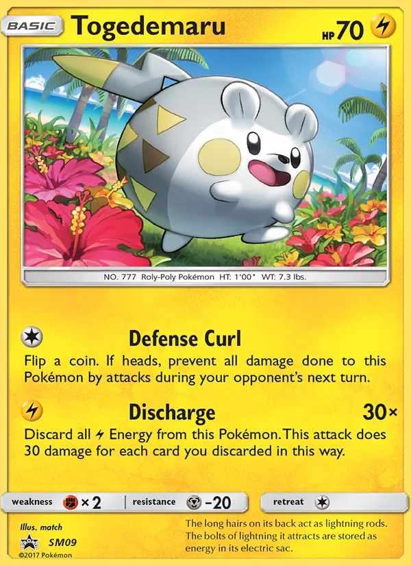 Togedemaru - SM Black Star Promos Pokemon Card