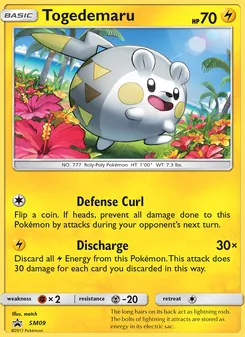 Togedemaru - SM Black Star Promos