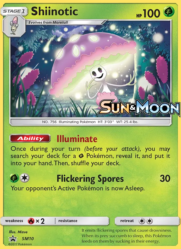 Shiinotic - SM Black Star Promos Pokemon Card
